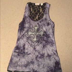 Miss Me tank top size large
